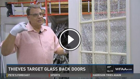 Designer door and window owner steve barron speaks to wfaa channel 8