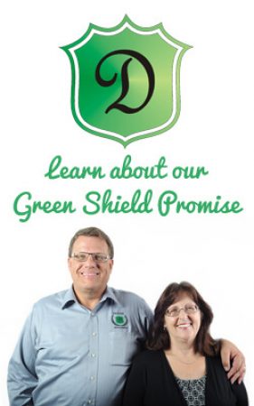 Designer Door & Window Green Shield Promise banner image
